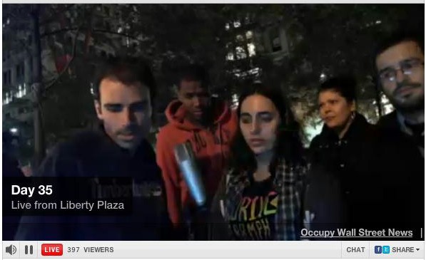 Occupy Live Stream 1