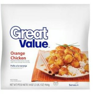 Walmart Great Value Orange Chicken